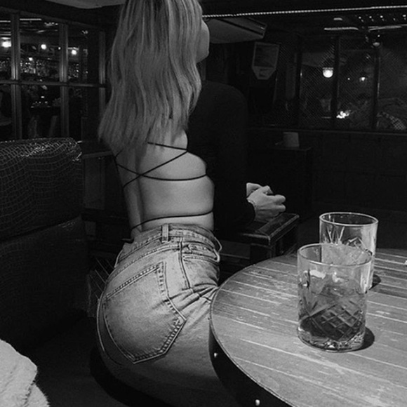 tiger mist backless strappy bodysuit - Picture 4 of 4